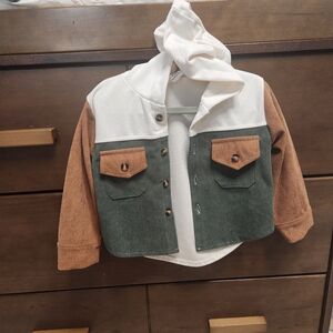 Colorblock Corduroy Jacket for Baby